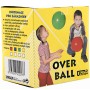 Míč overball 260mm červený fitness gymball rehabilitační do 120kg