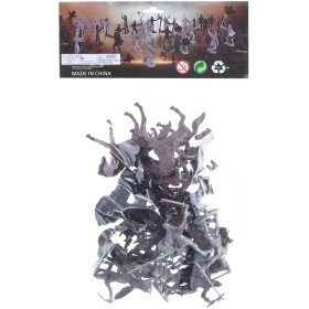 Rytíři akční figurky 6cm s koňmi herní set v sáčku