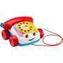 FISHER PRICE Telefon baby klasický tahací s obličejem pohyblivé oči pro miminko
