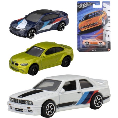 MATTEL HOT WHEELS Auto angličák Silver Series 1:64 5 druhů kov