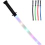 Meč dětský svítící šavle s barevným pouzdrem na baterie Světlo 4 barvy