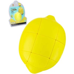 Hra hlavolam citron 8cm dětská skládačka ovoce plast