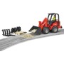 BRUDER 02191 Nakladač Schäffer Hoflander model 1:16 set s příslušenstvím plast