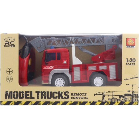 RC Auto požární na vysílačku 27MHz na baterie 1:20 Světlo