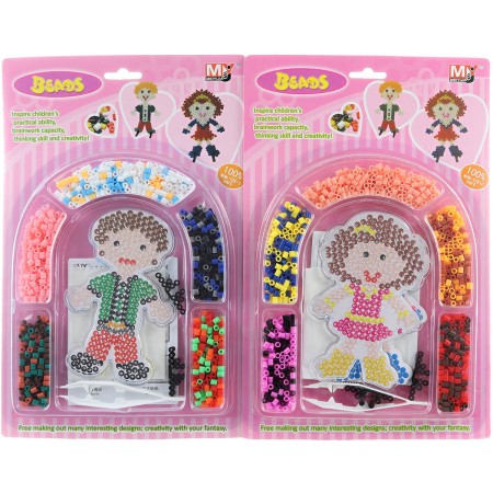 Zažehlovací korálky holka / kluk kreativní sada 2 druhy