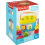 FISHER PRICE Baby moje první vkládačka set kyblík + 10 kostek plast pro miminko