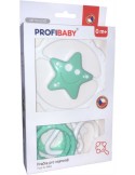 PROFIBABY Baby chrastítko hvězdička s tvary pro miminko v krabici