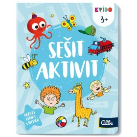 ALBI Kvído Sešit plný aktivit interaktivní úkoly pro děti 3+