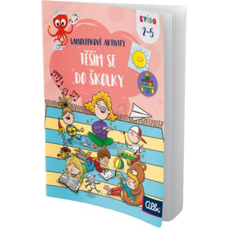 ALBI Kvído Samolepkové aktivity: Těším se do školky kreativní sešit