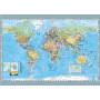 DINO Puzzle 1000 dílků Politická mapa světa 66x47cm skládačka v krabici