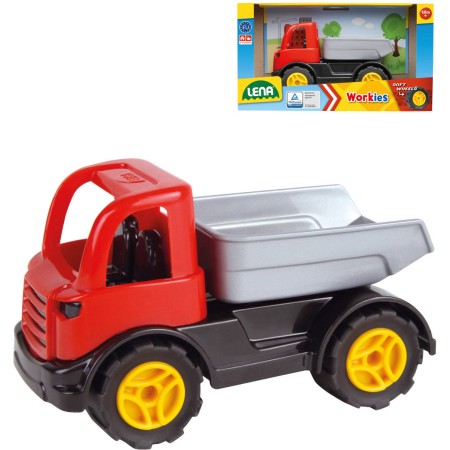 LENA Workies auto nákladní sklápěč 12cm náklaďák plast