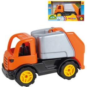 LENA Workies auto funkční popeláři baby set s popelnicí plast v krabici