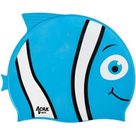 ACRA Čepice koupací dětská silikonová do vody modrá Nemo