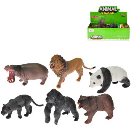 Zvířátko plastové safari 8-10cm 12 druhů