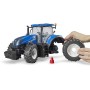 BRUDER 03120 Traktor New Holland T7.315 modrý model 1:16 plast