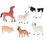 Zvířátko domácí farma 10-14cm plastová figurka zvířátko 6 druhů