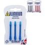 HARROWS Násadky k šipkám Anodised Aluminium vel.S set 3ks 3 barvy