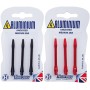 HARROWS Násadky k šipkám Anodised Aluminium vel.S set 3ks 3 barvy