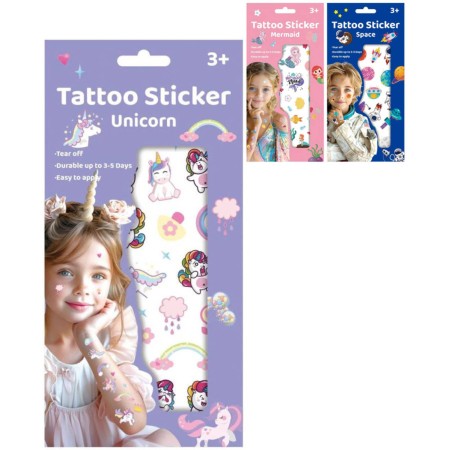 ARTO Tetování mix motivů dočasné dětské tetovačky 3 druhy