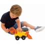 ECOIFFIER Rypadlo baby funkční nakladač bagr 2 lžíce na písek