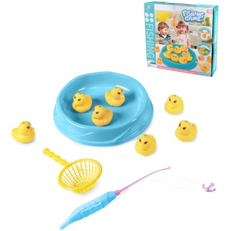 Hra rybaření lovení kachen dětský magnetický rybolov do vody