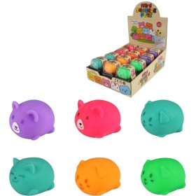 Zvířátko měkké mačkací neonové antistresový míček různé druhy