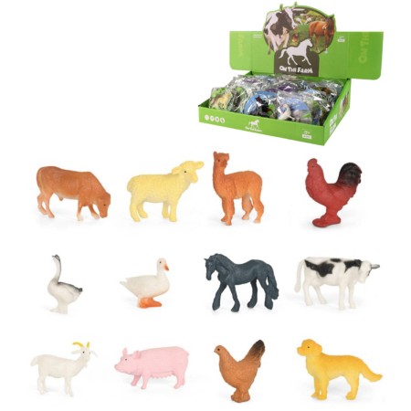 Zvířátko domácí farmářské malé 3-6cm plastová figurka 12 druhů