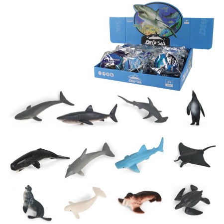 Zvířátko mořské vodní 6-10cm plastová figurka 12 druhů