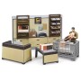 BRUDER 62250 Bworld pobočka přepravce UPS set kancelář s figurkou