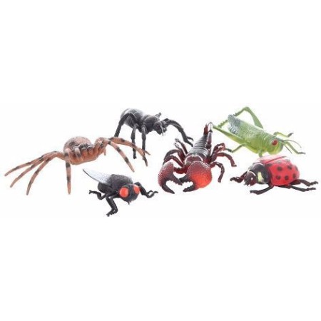 Zvířátko hmyz velký 16cm gumový 6 druhů