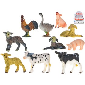 Zvířátko mláďátko farma 4-9cm plastová figurka zvířátko 10 druhů