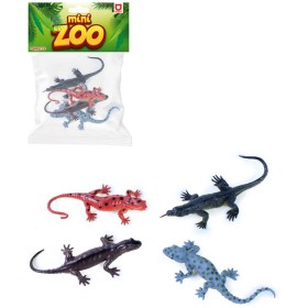 Zvířátko ještěrka set 4ks různé druhy v sáčku