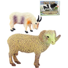 Zvířátko domácí farma 8cm plastová figurka zvířátka 4 druhy