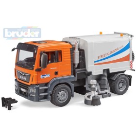 BRUDER 03780 Auto popeláři MAN TGS čisticí vůz technické služby