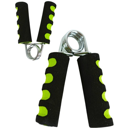 ACRA Posilovač prstů pěnový s pružinou zelený set 2ks