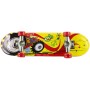 Skateboard prstový set s rampou různé druhy plast na kartě