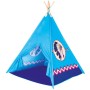 BINO DŘEVO TeePee stan indiánský modrý 120x150x120cm 4 stěny