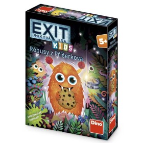 DINO Hra úniková exit pro děti Rébusy z Příšerkova *SPOLEČENSKÉ HRY*