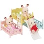 Sylvanian Families třípatrová postel se skluzavkou nábytek doplněk k herním sadám