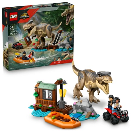 LEGO JURASSIC WORLD T-Rex a útěk po řece 76975 STAVEBNICE