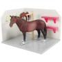 KIDS GLOBE Mycí box pro koně 1:24 DŘEVĚNÁ STAVEBNICE