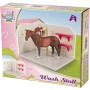 KIDS GLOBE Mycí box pro koně 1:24 DŘEVĚNÁ STAVEBNICE