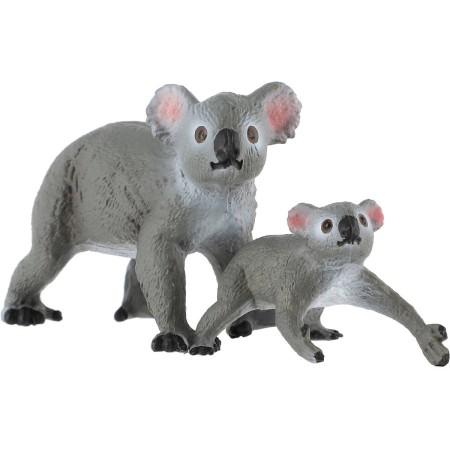 Medvídek koala s mládětem 13cm zvířátko plastová figurka Zooted v sáčku