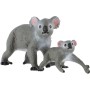 Medvídek koala s mládětem 13cm zvířátko plastová figurka Zooted v sáčku