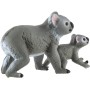 Medvídek koala s mládětem 13cm zvířátko plastová figurka Zooted v sáčku