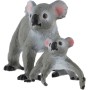 Medvídek koala s mládětem 13cm zvířátko plastová figurka Zooted v sáčku