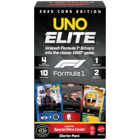 MATTEL Hra Uno karty Formule 1 Elite Racers *SPOLEČENSKÉ HRY*