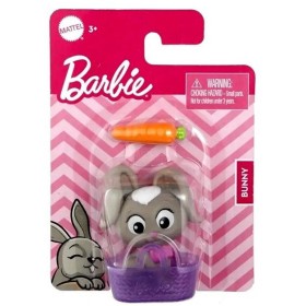 MATTEL BRB Barbie králíček Bunny domácí mazlíček zvířátko v košíčku