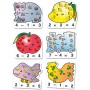 BINO Puzzle Hraj si a počítej skládačka edukativní velké dílky 6v1