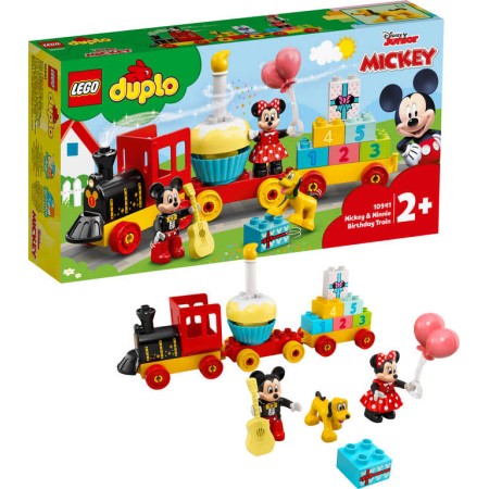 LEGO DUPLO Narozeninový vláček Mickeyho a Minnie 10941 STAVEBNICE